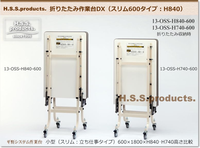 13-OSS-H840-600　折りたたみ作業台　便利な折畳み式　販売中