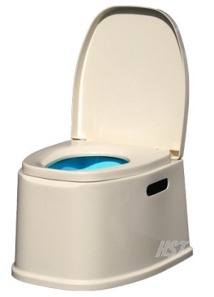 テイコブポータブルトイレPT01 専用バケツ付き(フタ・取手付) カラー