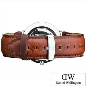 ダニエル ウェリントン 腕時計 Daniel Wellington クラシック レザーベルト シェフィールド シルバー 0407DW メンズ レディース ユニセックス セール
