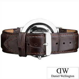 ダニエル ウェリントン 腕時計 Daniel Wellington クラシック レザーベルト ヨーク シルバー 0810DW メンズ レディース ユニセックス セール