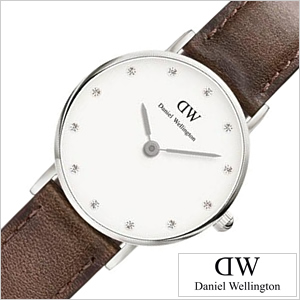 ダニエル ウェリントン 腕時計 daniel wellington 時計 クラッシー カーディフ シルバー 0924DW レディース
