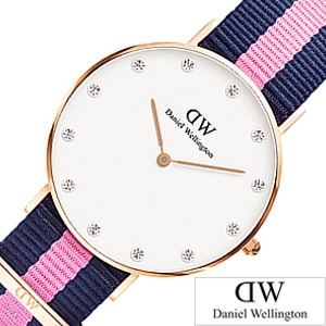 ダニエル ウェリントン 腕時計 Daniel Wellington 時計 クラシック ウィンチェスター ローズ 0952DW メンズ レディース ユニセックス