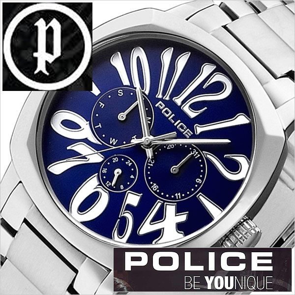 POLICE（ポリス） 腕時計 時計 トリノ 13200JS-03MA メンズ : 腕時計 