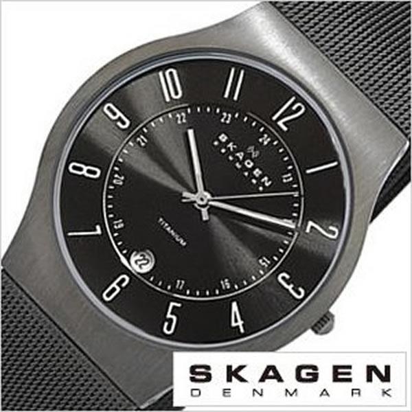 スカーゲン 腕時計 SKAGEN チタニウム チタン メンズ時計233XLTTM セール｜hstyle