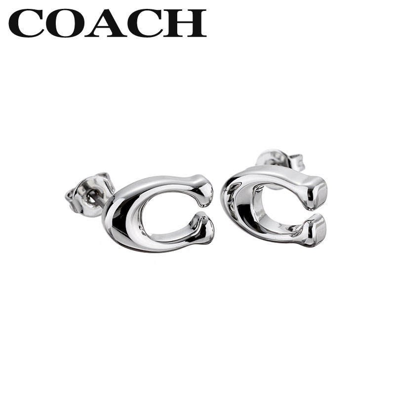 コーチ ピアス COACH レディース 女性 アクセサリー アクセ ジュエリー シルバー 369816RHO030 ブランド シンプル かわいい 大人 人気 おすすめ おしゃれ 彼女 | 