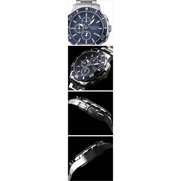 ノーティカ 腕時計 NAUTICA 時計 ダイブスタイルクロノ スポーツ ダイバーズ A20508G メンズ :A20508G:腕時計 バッグ
