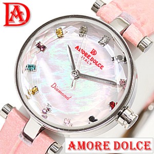 アモーレ ドルチェ ダイヤモンド 腕時計 Amole Dolce Diamond AD12307-SVPK レディース セール