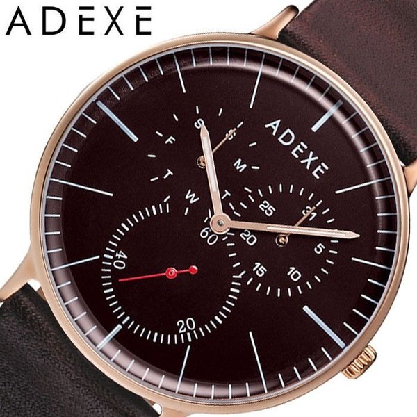 アデクス 腕時計 ADEXE 時計 グランデ GRANDE メンズ ブラウン 1868A-T02