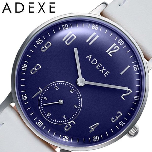 アデクス 腕時計 ADEXE 時計 プチ PETITE レディース ダークブルー 2043C-T01-JP19SP