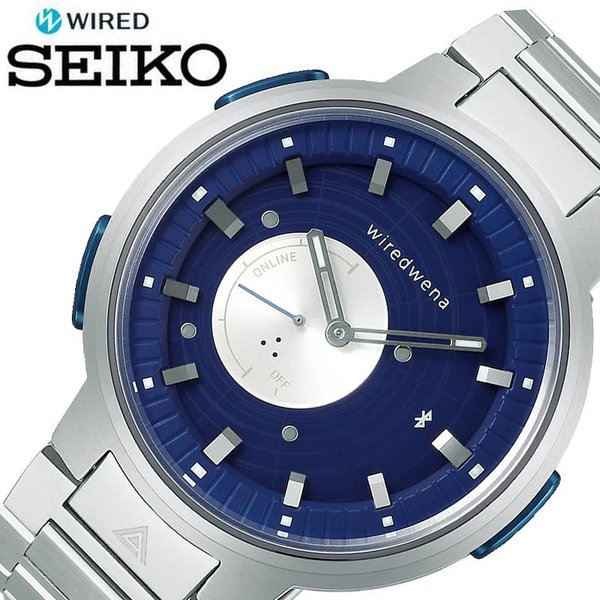 SEIKO ӻ   磻 WIRED wiredwena߹̵ư ӻ ֥롼 AGAB704  wena wrist ʥꥹ