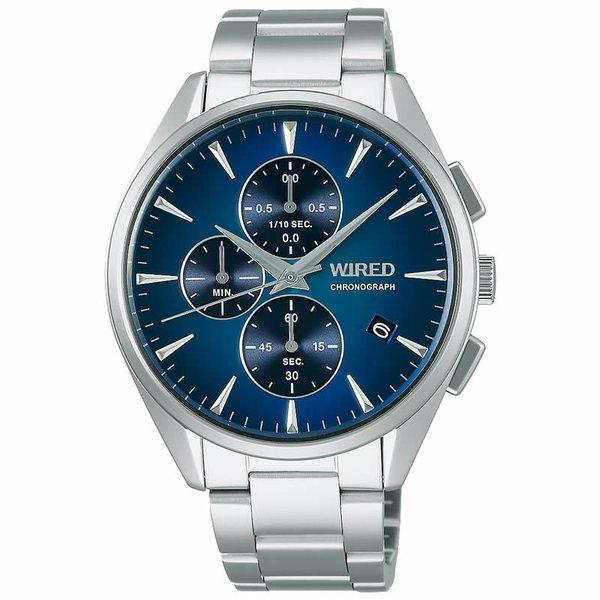 SEIKO 腕時計 セイコー 時計 ワイアード トウキョウソラ WIRED TOKYO SORA メンズ ブルー AGAT437｜hstyle｜02
