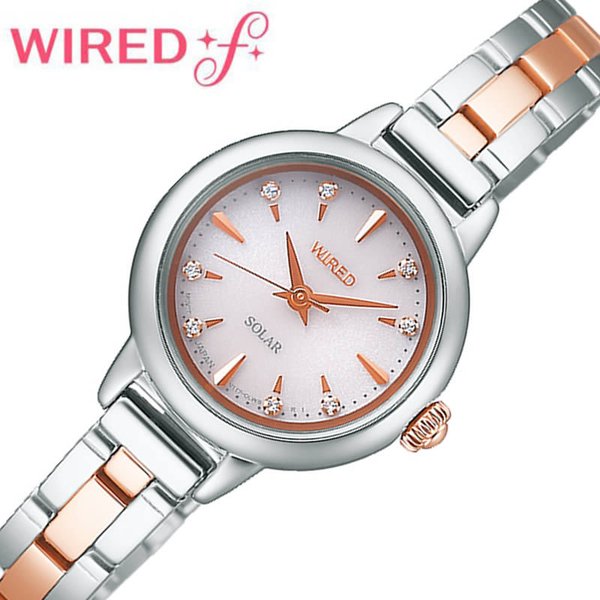 セイコー 腕時計 SEIKO 時計ワイアードエフ ソーラーコレクション WIRED f SOLAR COLLECTION レディース ピンク AGED107