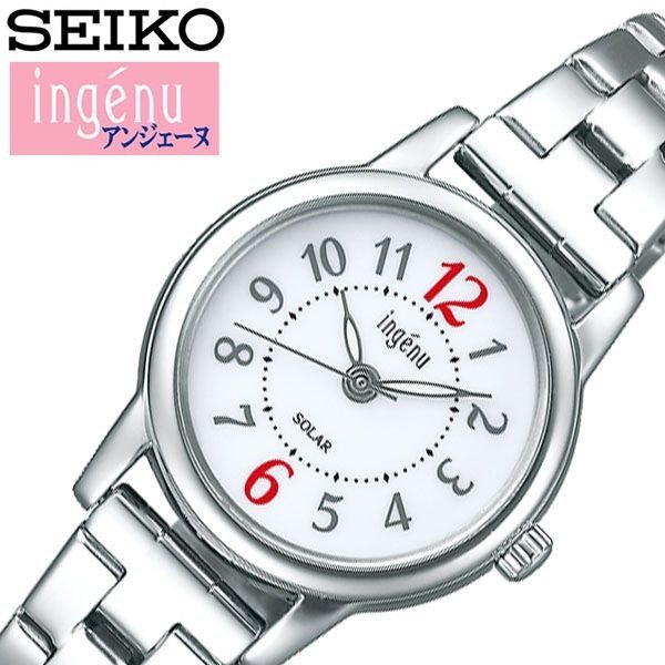 セイコー 腕時計 SEIKO 時計 アルバ アンジェーヌ ALBA ingenu レディース ホワイト AHJD401