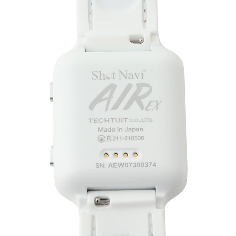 ショットナビ Shot Navi AIR EX （ホワイト） ショットナビ 腕時計 Shot Navi 距離計測器 エアー EX AIR ホワイト 白