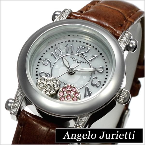 アンジェロ ジュリエッティ 腕時計 Angelo Jurietti 時計 AJ3110-1-BR レディース