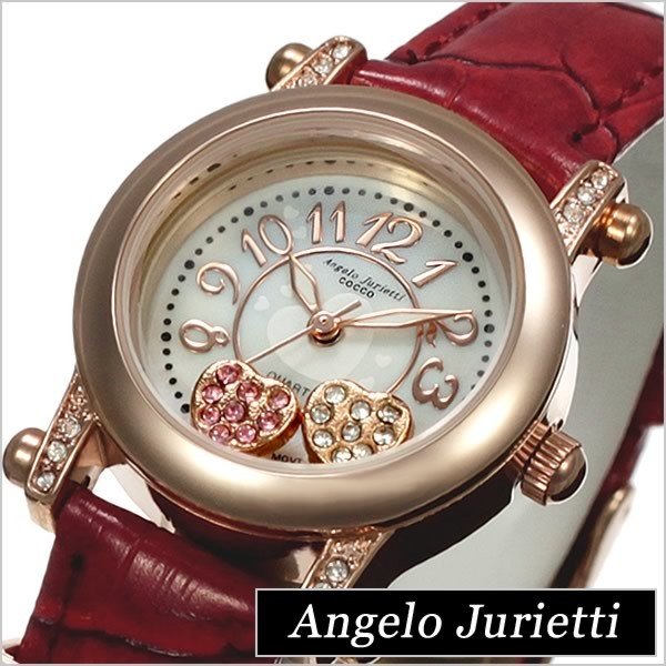 アンジェロ ジュリエッティ 腕時計 Angelo Jurietti 時計 AJ3110-2-RD レディース