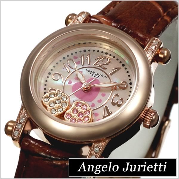 アンジェロ ジュリエッティ 腕時計 Angelo Jurietti 時計 AJ3110-3-BR レディース