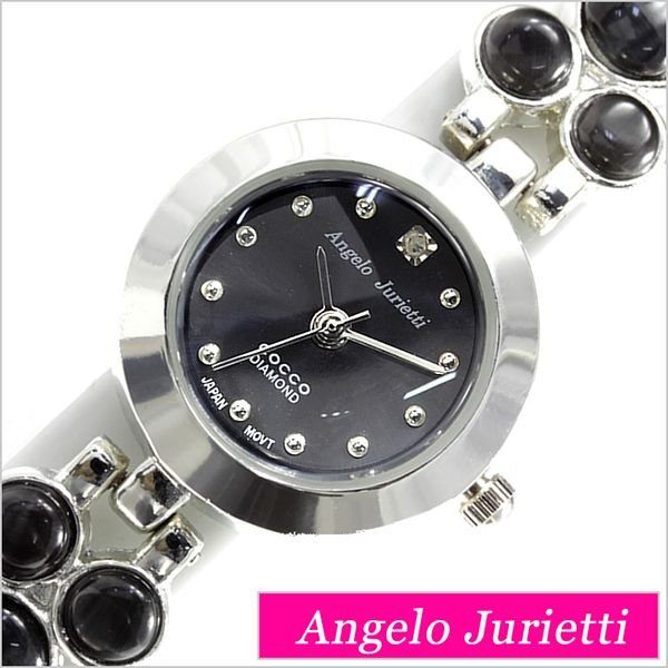 アンジェロ ジュリエッティ 腕時計 Angelo Jurietti AJ4042-BK レディース セール