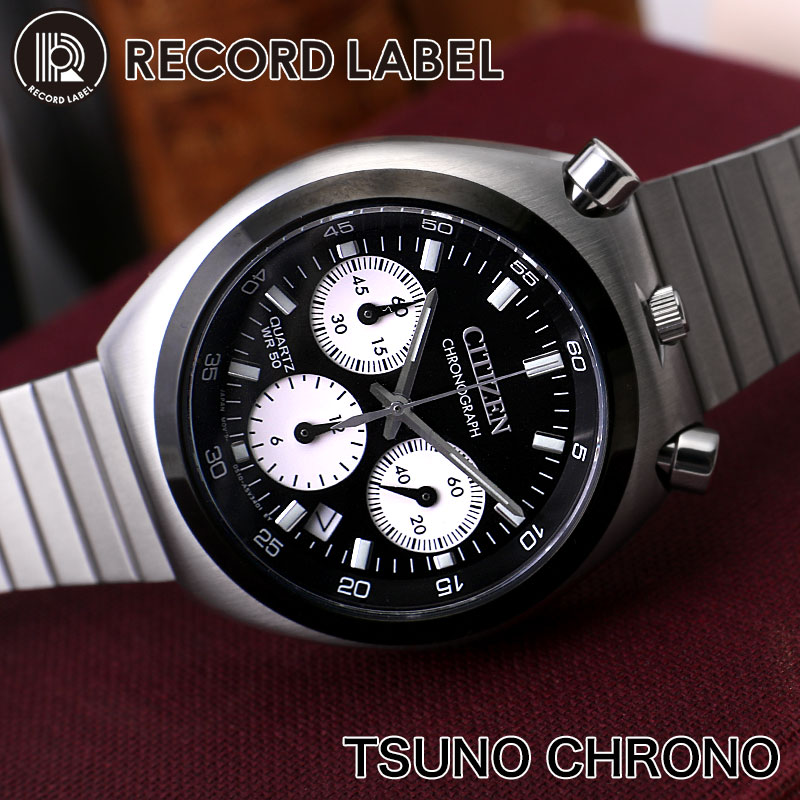 シチズン 腕時計 CITIZEN 時計 レコードレーベル ツノクロノ RECORD 