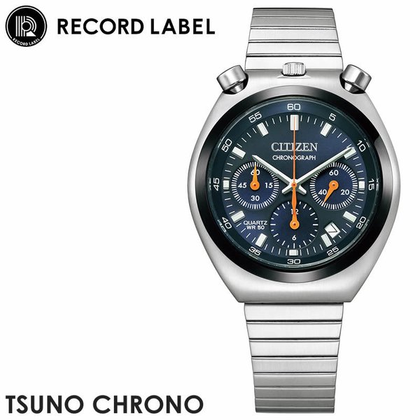 シチズン 腕時計 CITIZEN COLLECTION 時計 シチズン レコードレーベル ツノクロノ ブルヘッド RECORD LABEL TSUNO CHRONO 男性 向け メンズ AN3660 81L :AN3660 81L:腕時計 バッグ 財布のHybridStyle