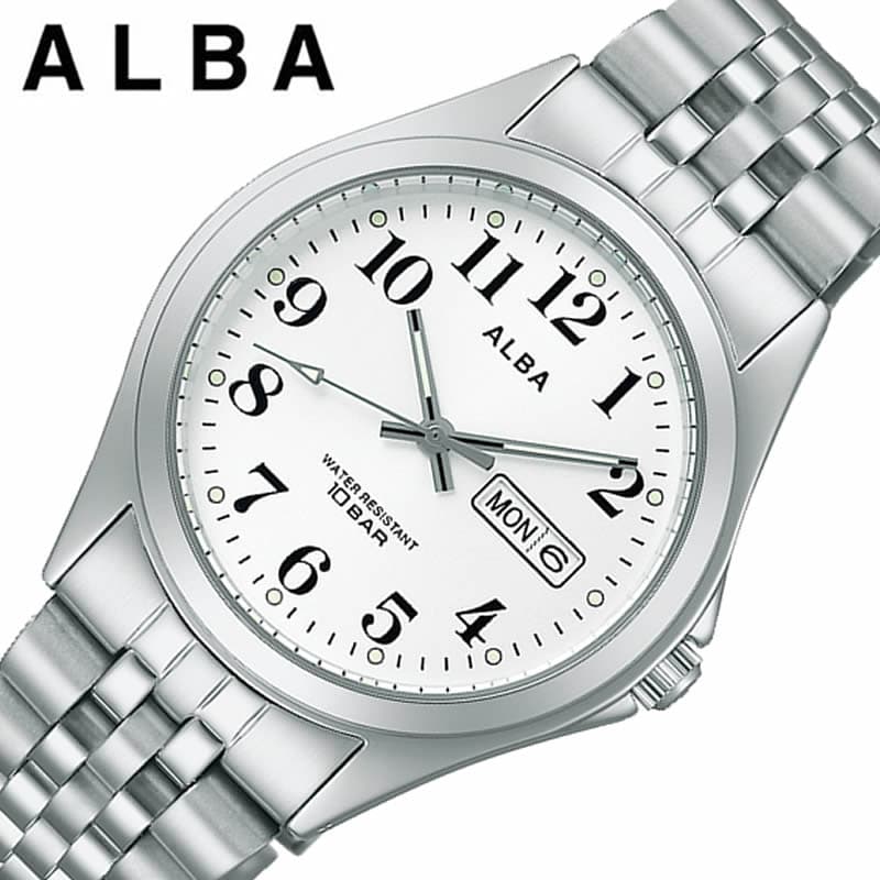 Yahoo! Yahoo!ショッピング(ヤフー ショッピング)セイコー アルバ 腕時計 SEIKO ALBA 時計 メンズ 腕時計 シルバーホワイト シンプル 受験 面接 見やすい わかりやすい AQGK472 人気 おすすめ おしゃれ ブランド