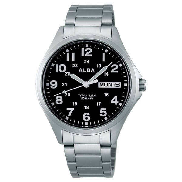セイコー 腕時計 SEIKO 時計アルバ ALBA メンズ 腕時計 ブラック  AQPJ402｜hstyle｜02