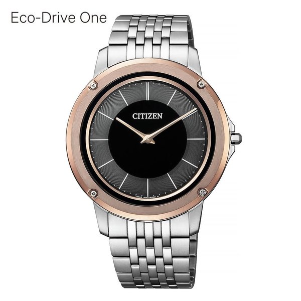 シチズン 腕時計 CITIZEN 時計 エコ・ドライブ ワン Eco-Drive One メンズ 腕時計 ブラック AR5055-58E｜hstyle