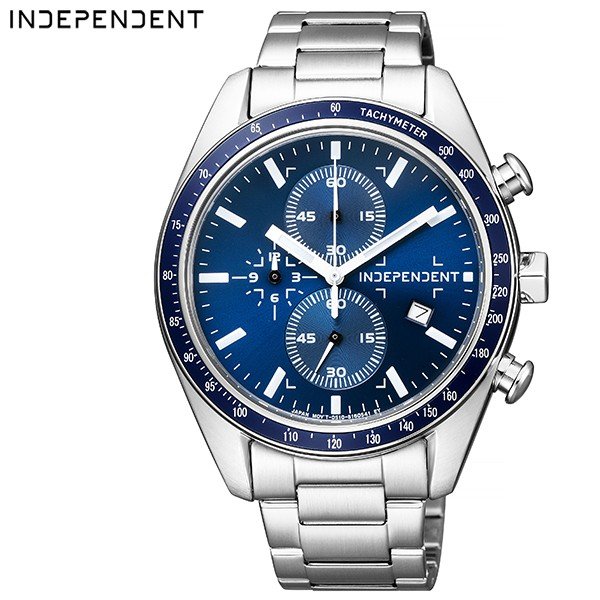 CITIZEN 腕時計 シチズン 時計 インディペンデント INDEPENDENT Timeless Line メンズ 男性 彼氏 ブルー BA7-115-71