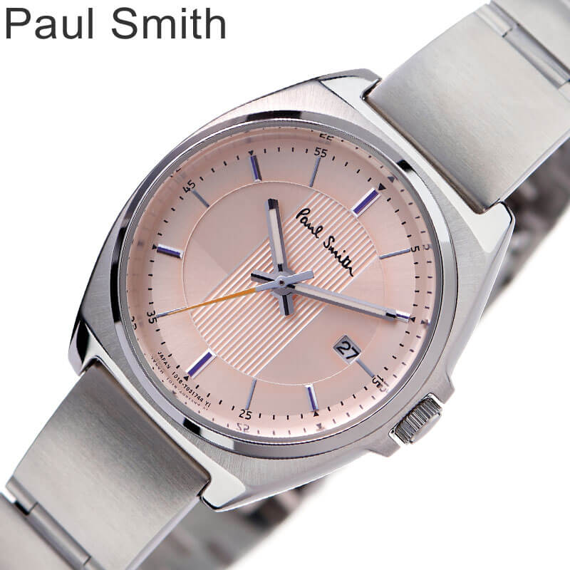 ポールスミス 腕時計 Paul smith 時計 クローズド・アイズ Closed Eyes 女性 レディース ステンレス 金属  ベルトBB6-114-93 小さめ シンプル ピンク