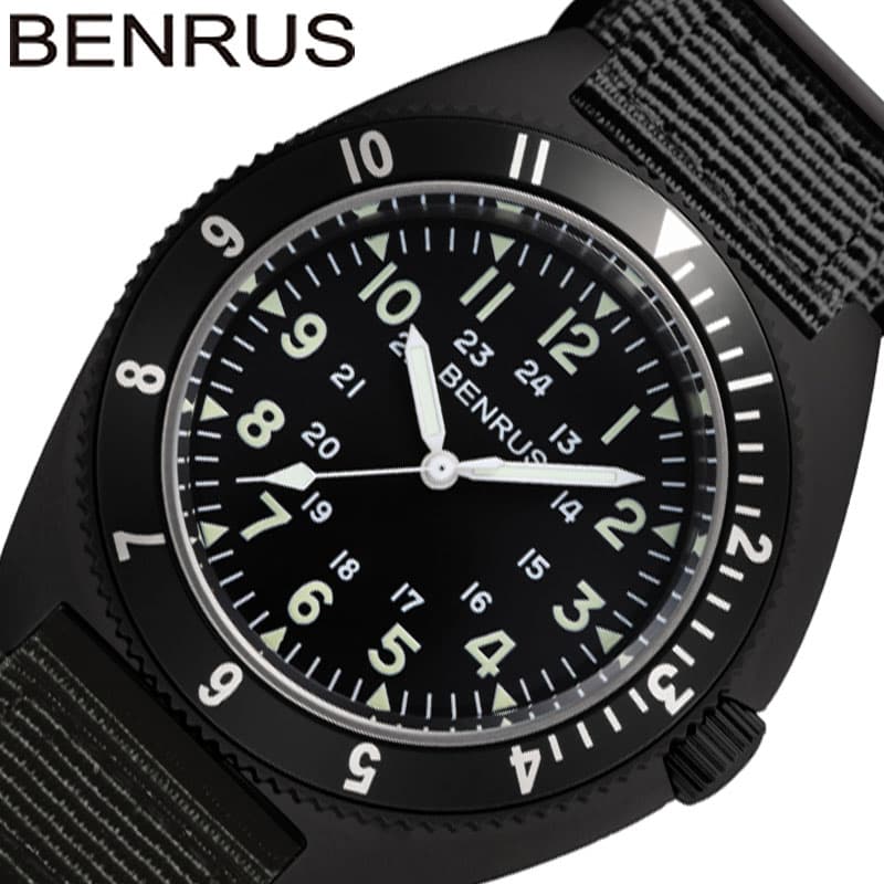 ベンラス 腕時計 ミリタリー腕時計 BENRUS ミリタリー 時計 メンズ サバゲー タイプ2 TYPE−2 男性 アーミー 被らない ミリタリーウォッチ 軍物 ロマン 本格｜hstyle