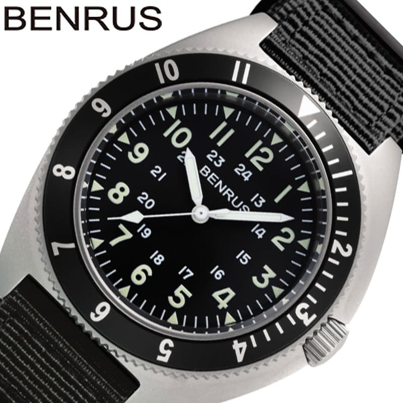ベンラス 腕時計 ミリタリー腕時計 BENRUS ミリタリー 時計 メンズ サバゲー タイプ2 TYPE−2 男性 アーミー 被らない ミリタリーウォッチ 軍物 ロマン 本格