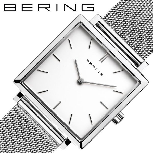 ベーリング 腕時計 BERING 時計 クラシックコレクション Classic Collection 女性 レディース スクエア 四角 正方形 華奢 小ぶり BER-18226-004｜hstyle