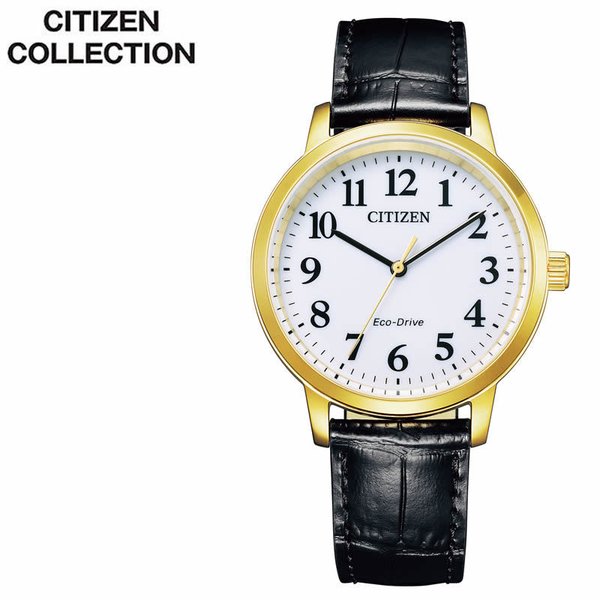 シチズン ソーラー 腕時計 CITIZEN 時計 シチズンコレクション CITIZEN COLLECTION メンズ かっこいい BJ6543-10A おすすめ ブランド 革ベルト レザー｜hstyle