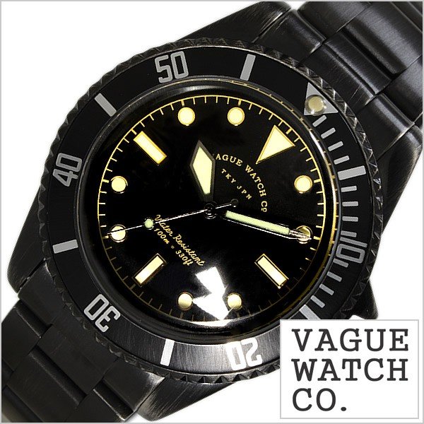 ヴァーグ ウォッチ コー 腕時計 VAGUE WATCH Co. 時計 ブラックサブ BS-L-001-SB メンズ