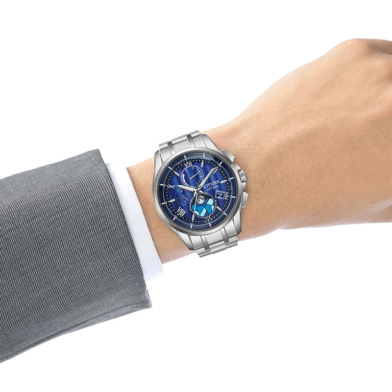 シチズン 腕時計 CITIZEN 時計 アテッサ メンズ ブルー 電波ソーラー