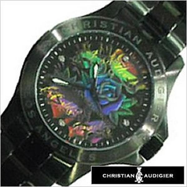 クリスチャンオードジェー 腕時計 Christian Audigier エタニティ ETERNITY MIDNIGHT GARDEN メンズ レディース CA-ETE-113 セール