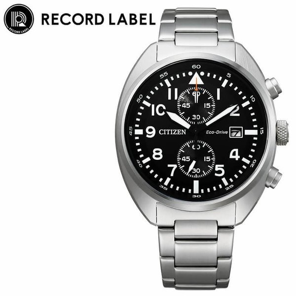 シチズン 腕時計 CITIZEN 時計 レコードレーベル スタンダードスタイルプラス RECORD LABEL Standard Style + 男性 向け メンズ CA7040-85E｜hstyle