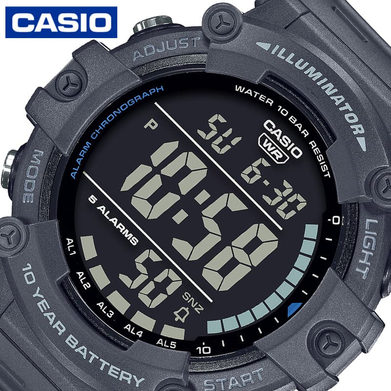 カシオ 腕時計 CASIO 時計 カシオ CASIOスタンダード STANDARD 男性 向け メンズ コレクション SPORTS AE-1500WH-8BJF 人気 おすすめ おしゃれ ブランド