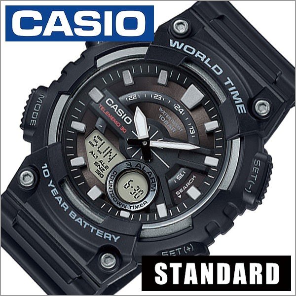 Yahoo! Yahoo!ショッピング(ヤフー ショッピング)カシオ 腕時計 CASIO 時計 スタンダード AEQ-110W-1AJF メンズ