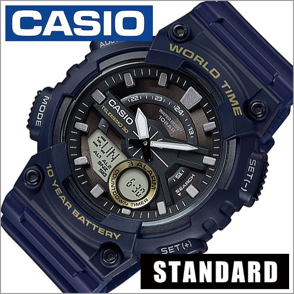 カシオ 腕時計 CASIO 時計 スタンダード AEQ-110W-2AJF メンズ