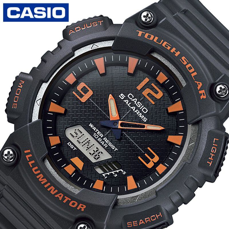 カシオ 腕時計 CASIO 時計 スタンダード STANDARD 男性 メンズ ソーラークォーツ AQ-S810W-8AJH かっこいい 彼氏 夫 人気