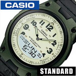 Yahoo! Yahoo!ショッピング(ヤフー ショッピング)カシオ スタンダード 腕時計 CASIO STANDARD 電池寿命10年 メンズ レディース AW-80V-3BJF セール