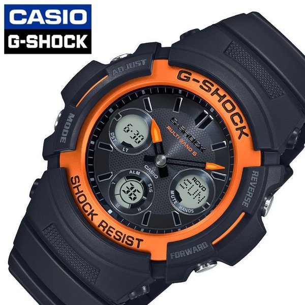 Gショック 腕時計 カシオ 時計 ファイアー パッケージ G-SHOCK FIRE PACKAGE メンズ ブラック/オレンジ AWG-M100SF-1H4JR