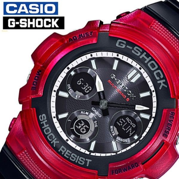 Gショック G-SHOCK カシオ 腕時計 CASIO 時計 メンズ ブラック AWG-M100SRB-4AJF