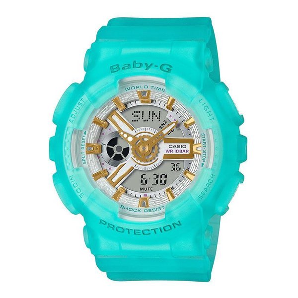 ベビーG シーグラス・カラーズ BABY-G Sea Glass Colors レディース 腕時計 ホワイト BA-110SC-2AJF｜hstyle｜02