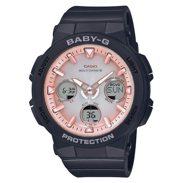 ベビーG 腕時計 カシオ 時計 ビーチトラベルシリーズ BABY-G Beach Traveler レディース 腕時計 ピンク BGA-2500-1A2JF｜hstyle｜02