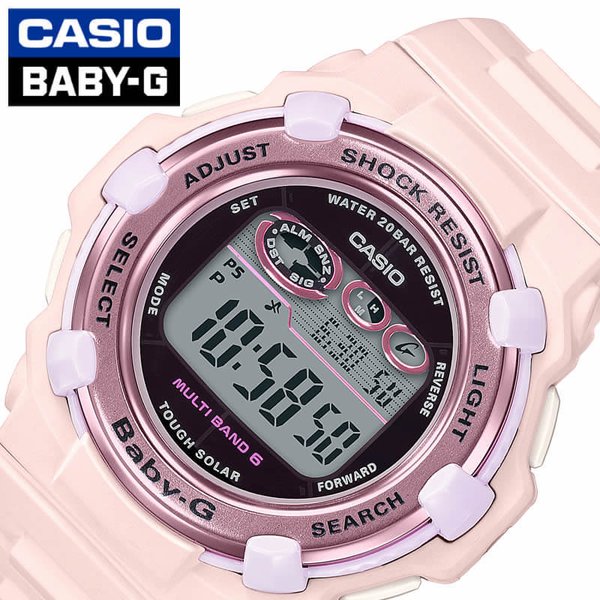 カシオ ベビージー 電波 ソーラー 時計 CASIO 腕時計 Baby-G BABYG ベビーG BGR-3000 series 女性 向け レディース BGR-3000UCB-4JF 人気 おすすめ おしゃれ