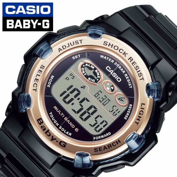 カシオ ベビージー 電波 ソーラー 時計 CASIO 腕時計 Baby-G BABYG ベビーG BGR-3000 series 女性 向け レディース BGR-3003U-1JF 人気 おすすめ おしゃれ