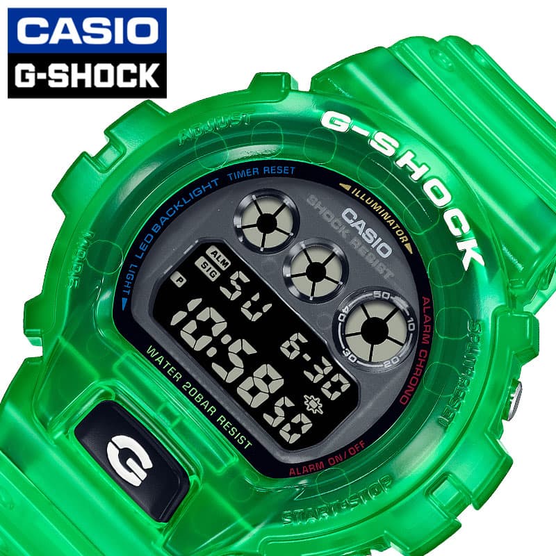 カシオ 腕時計 CASIO 時計 カシオ CASIO ジーショック G-SHOCK 男性 メンズ 頑丈 タフ スポーツ 運動 学校 部活 定番 DW-6900JT-3JF