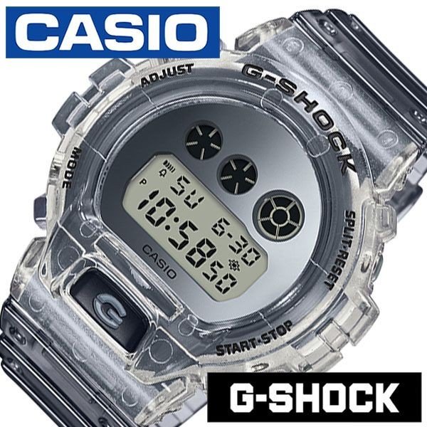 カシオ 腕時計 CASIO 時計 ジーショック クリアースケルトン DW-6900SK-1JF メンズ